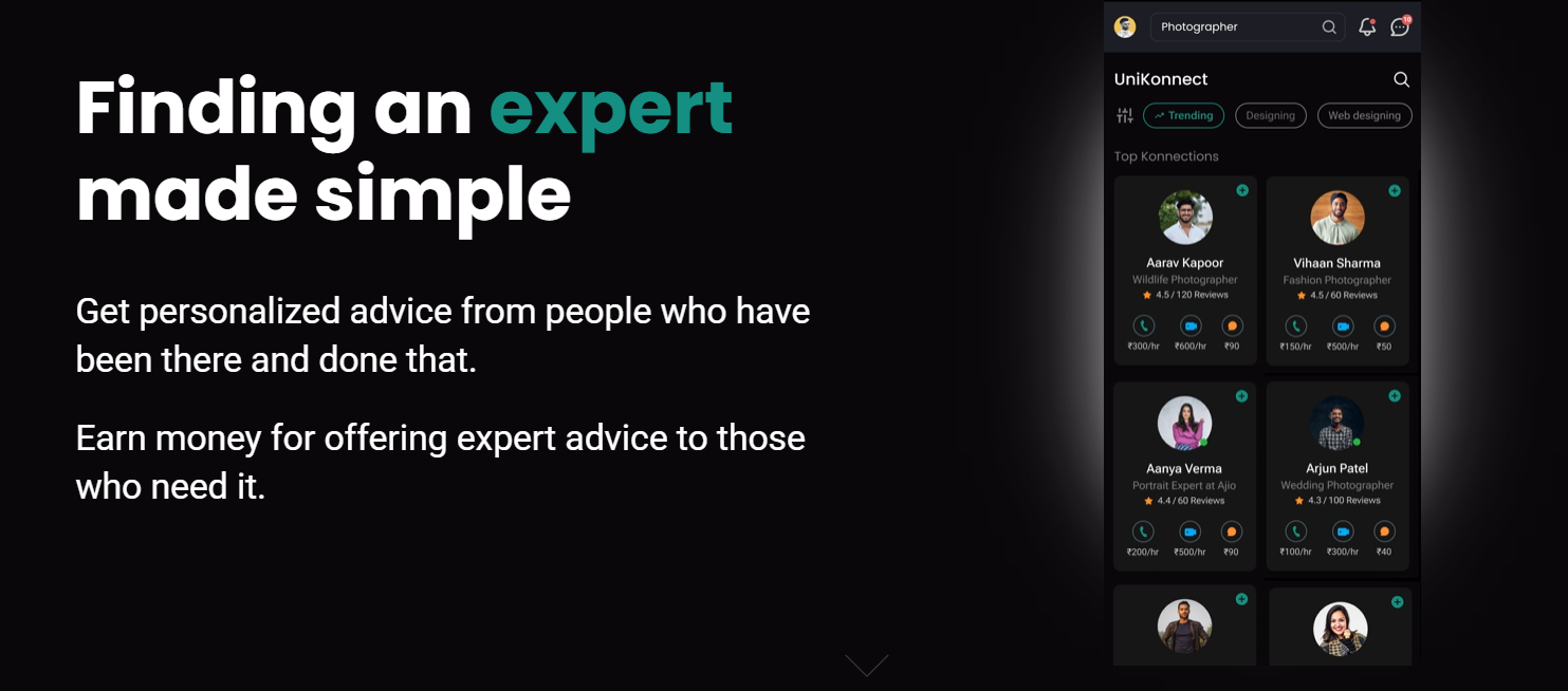 Liftr 1:1 mentor connect