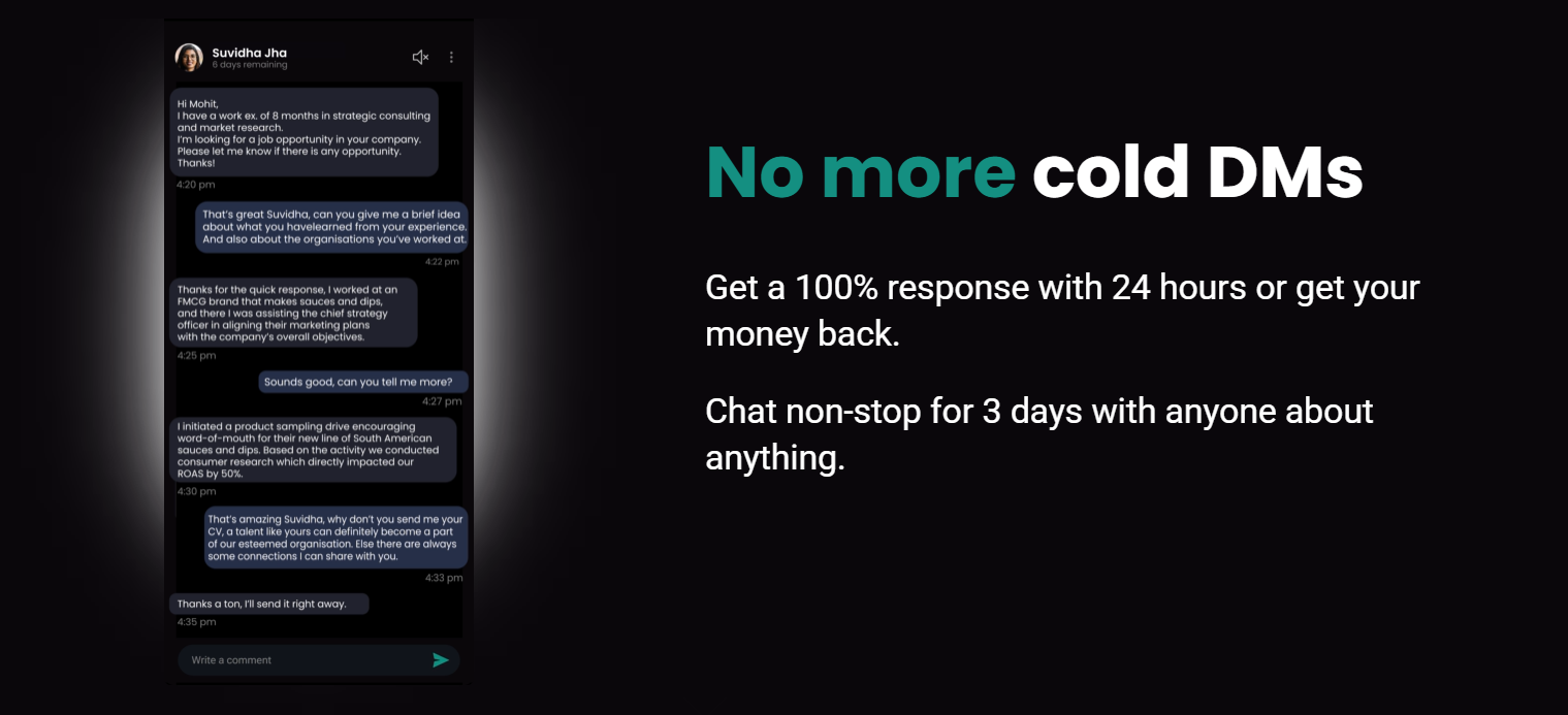 Liftr 1:1 mentor connect